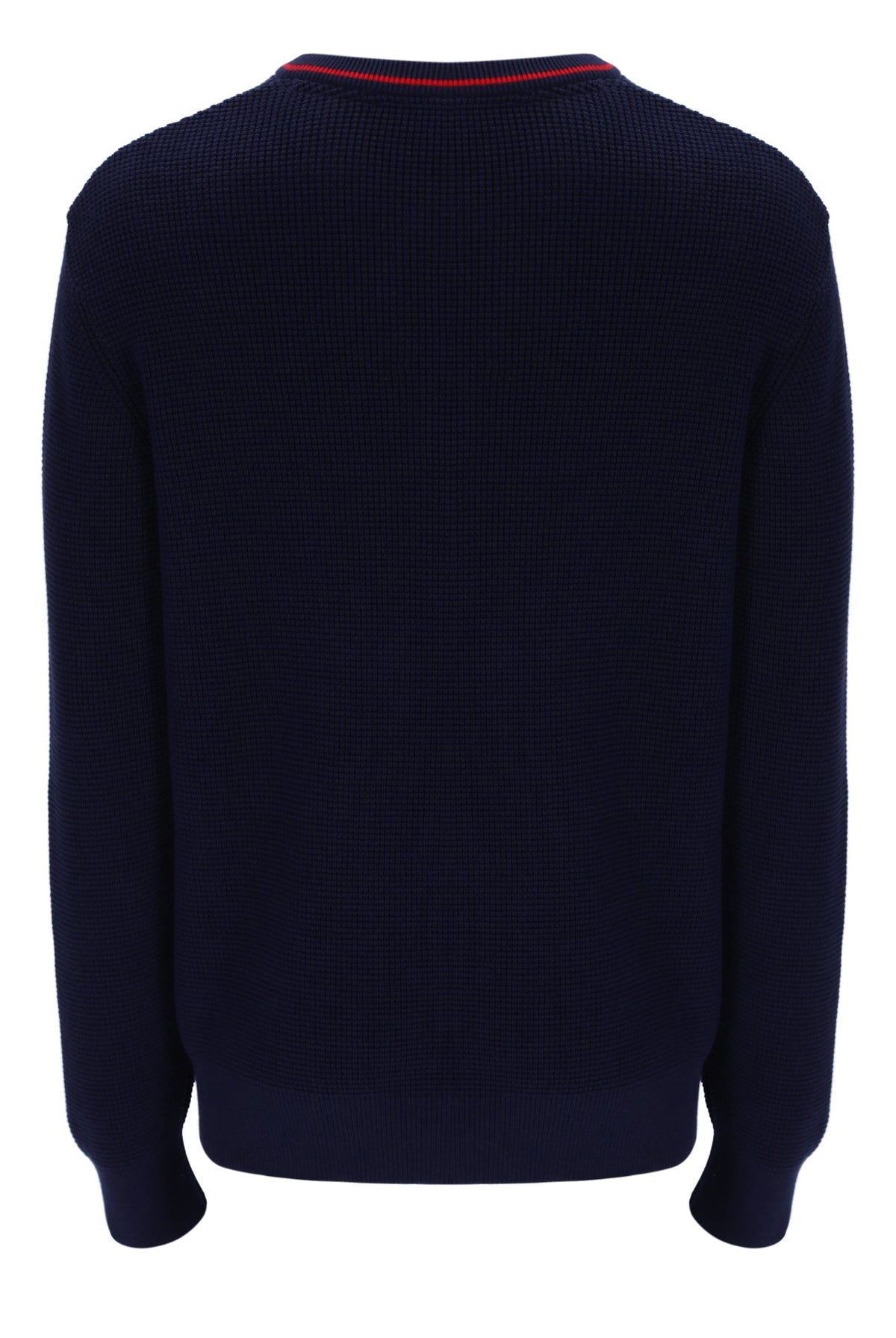 Fila Navy Kallum Waffle Textured Crew Neck Jumper