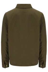 Dark Olive Kasa Zip-Through Overshirt