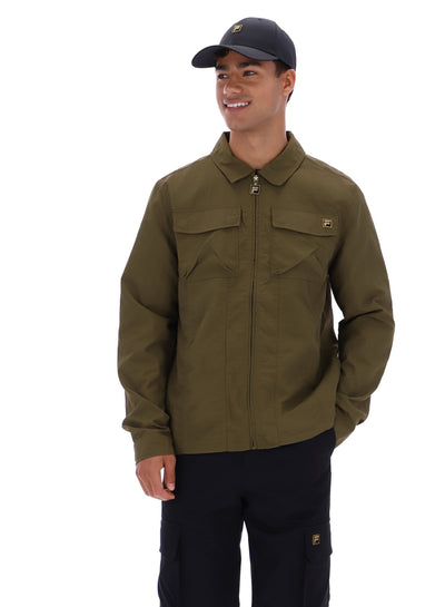 Kasa Zip-Through Overshirt