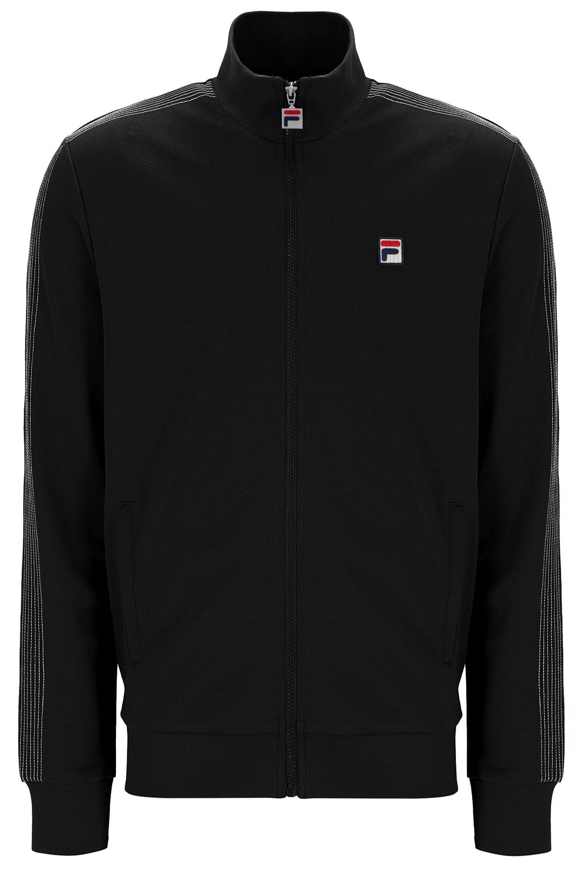 Black Keith Contrast Stitch Track Top
