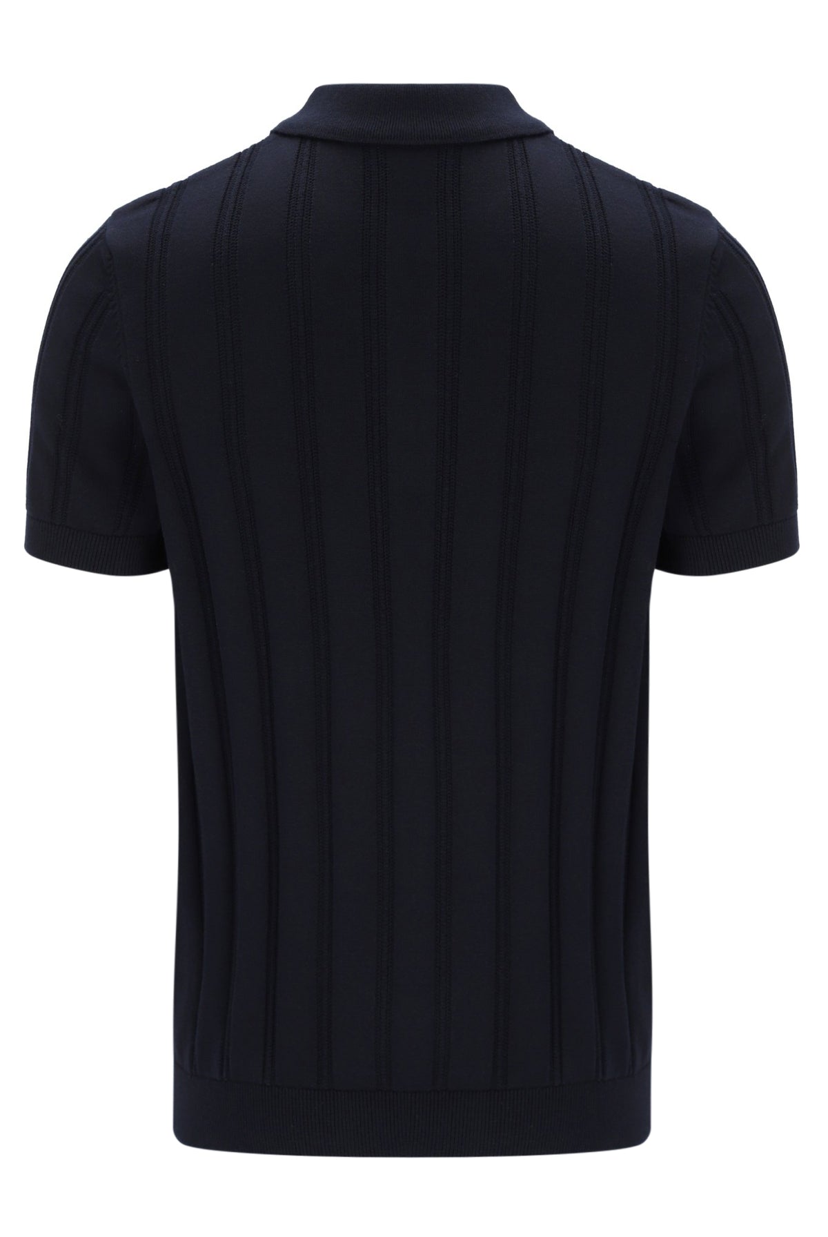 Kennedy Textured Stripe Knit Polo