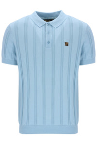 Kennedy Textured Stripe Knit Polo