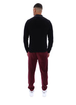 Kobe Striped Knit Polo