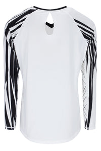 White Pro Tennis Long Sleeved Top