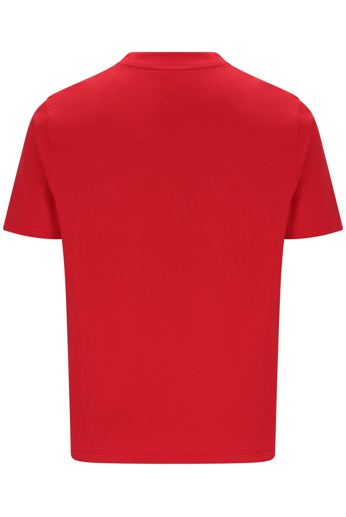 Displays the Red 'Fila' branded Lagos Graphic T-Shirt