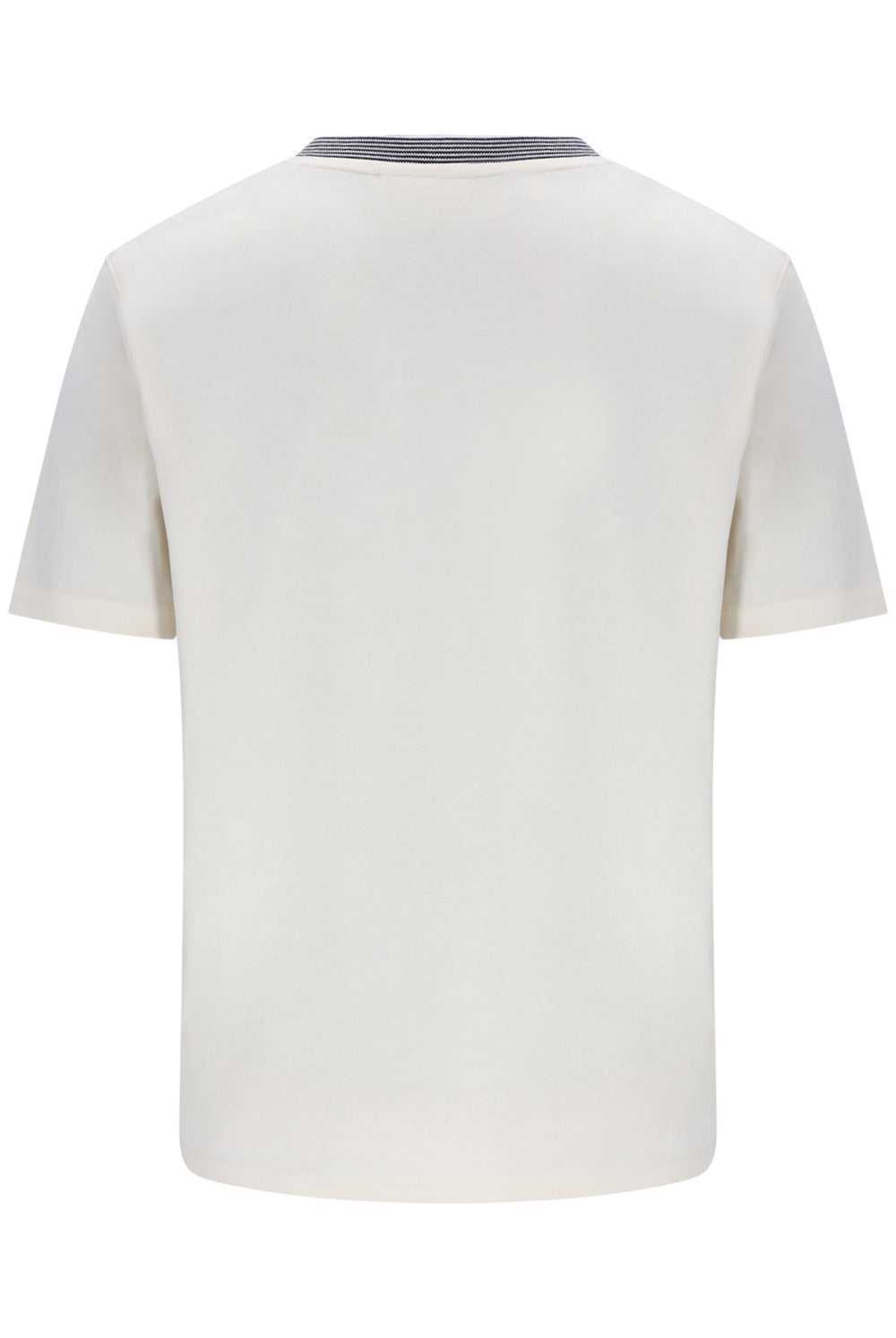 Displays the Gardenia & Navy 'Fila' branded Lance T-Shirt