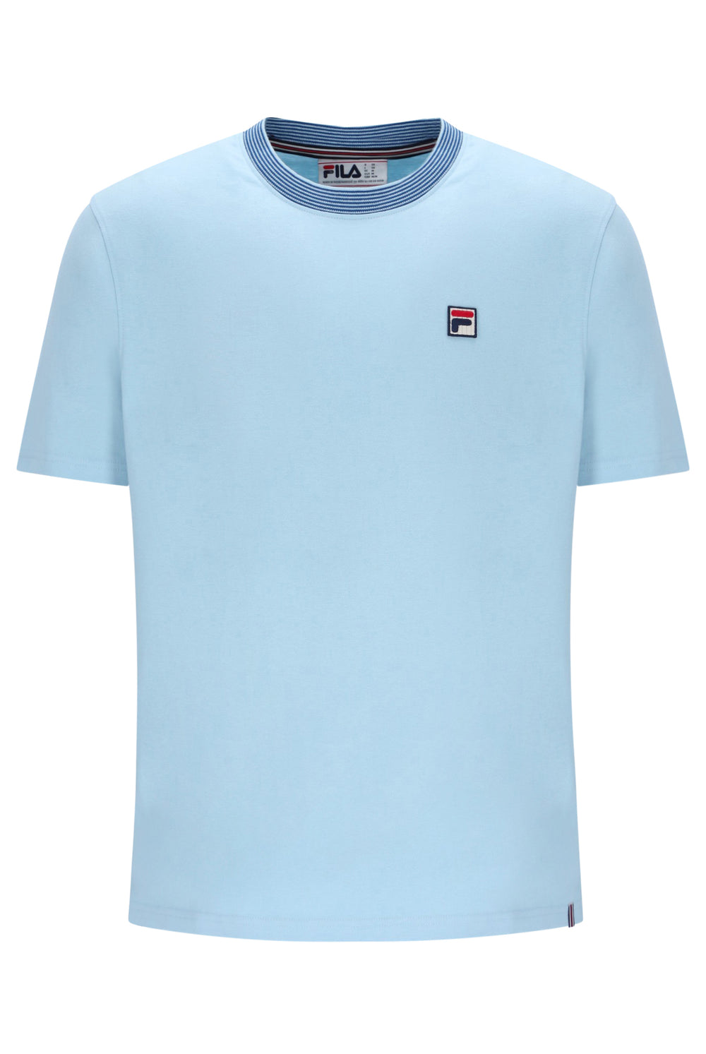 Displays the Mazarine Blue 'FILA' branded Angel Falls & Lance T-Shirt