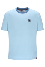 Displays the Mazarine Blue 'FILA' branded Angel Falls & Lance T-Shirt