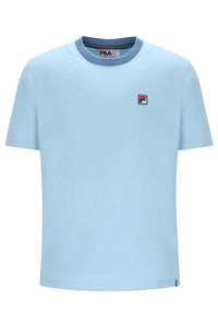 Displays the Mazarine Blue 'FILA' branded Angel Falls & Lance T-Shirt