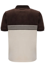 Lennox Stripe Velour Polo