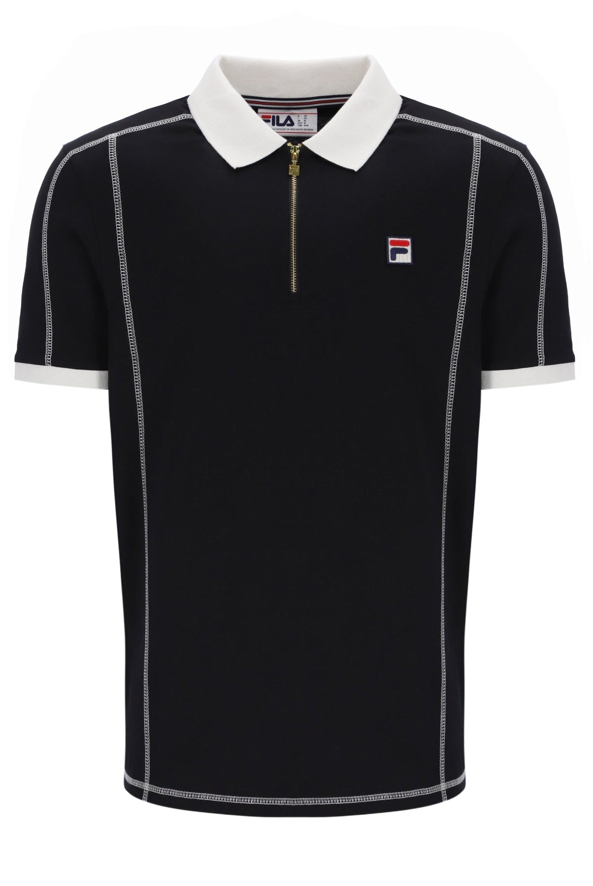 Black Leo Polo Top