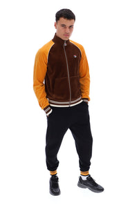 Liston Colour Block Velour Track Top