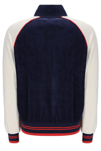 Load image into Gallery viewer, Liston Colour Block Velour Track Top
