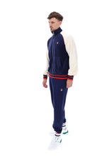 Load image into Gallery viewer, Liston Colour Block Velour Track Top
