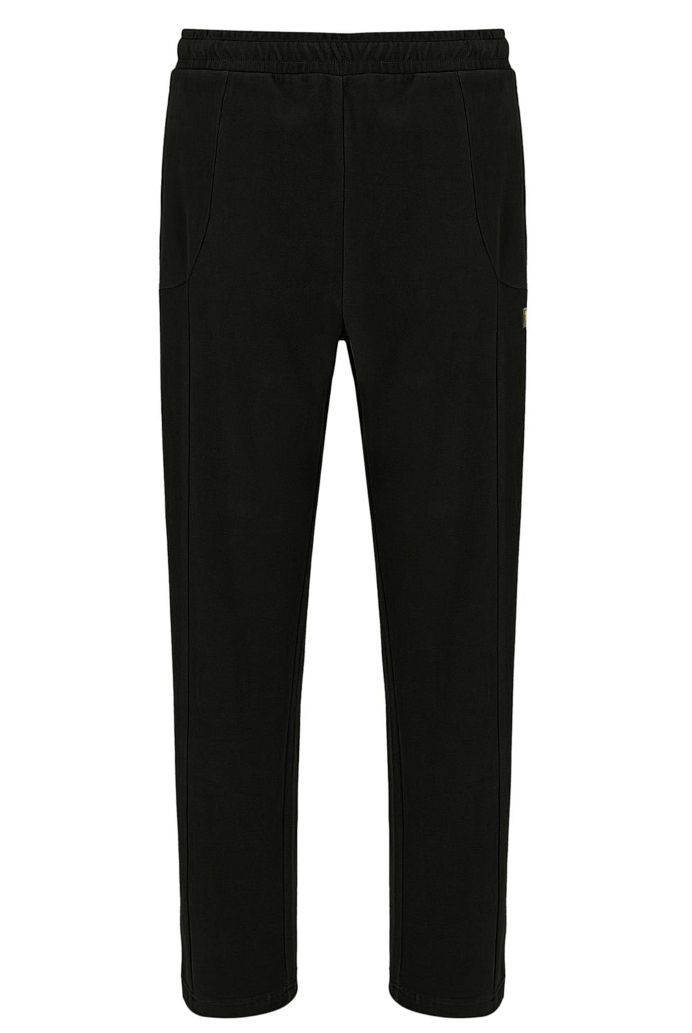 Black Lorrie Velour Track Pant