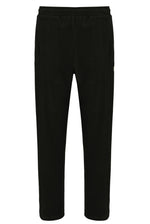 Black Lorrie Velour Track Pant