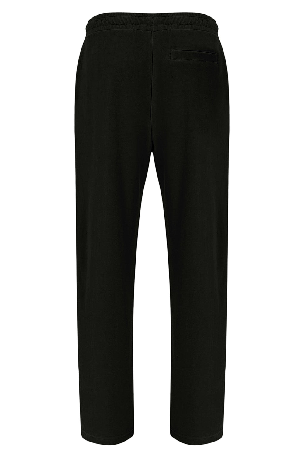 Black Lorrie Velour Track Pant