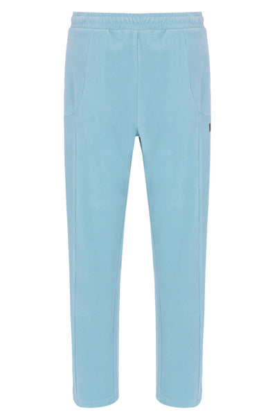 Sterling Blue Lorrie Velour Track Pant