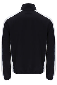 Black tracksuit jacket on a white background