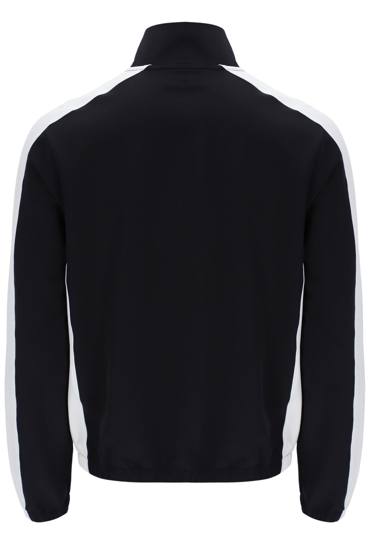 Black tracksuit jacket on a white background
