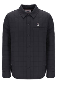 Charcoal Malcolm Lightly Padded Quilted Over Shirt