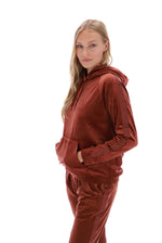 Malia Raglan Velour Hoodie