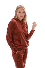 Malia Raglan Velour Hoodie