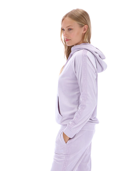 Malia Raglan Velour Hoodie