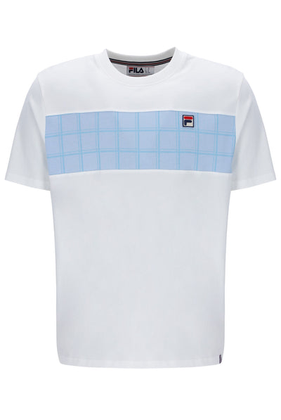 White Mano Cut and Sew Panel Tee