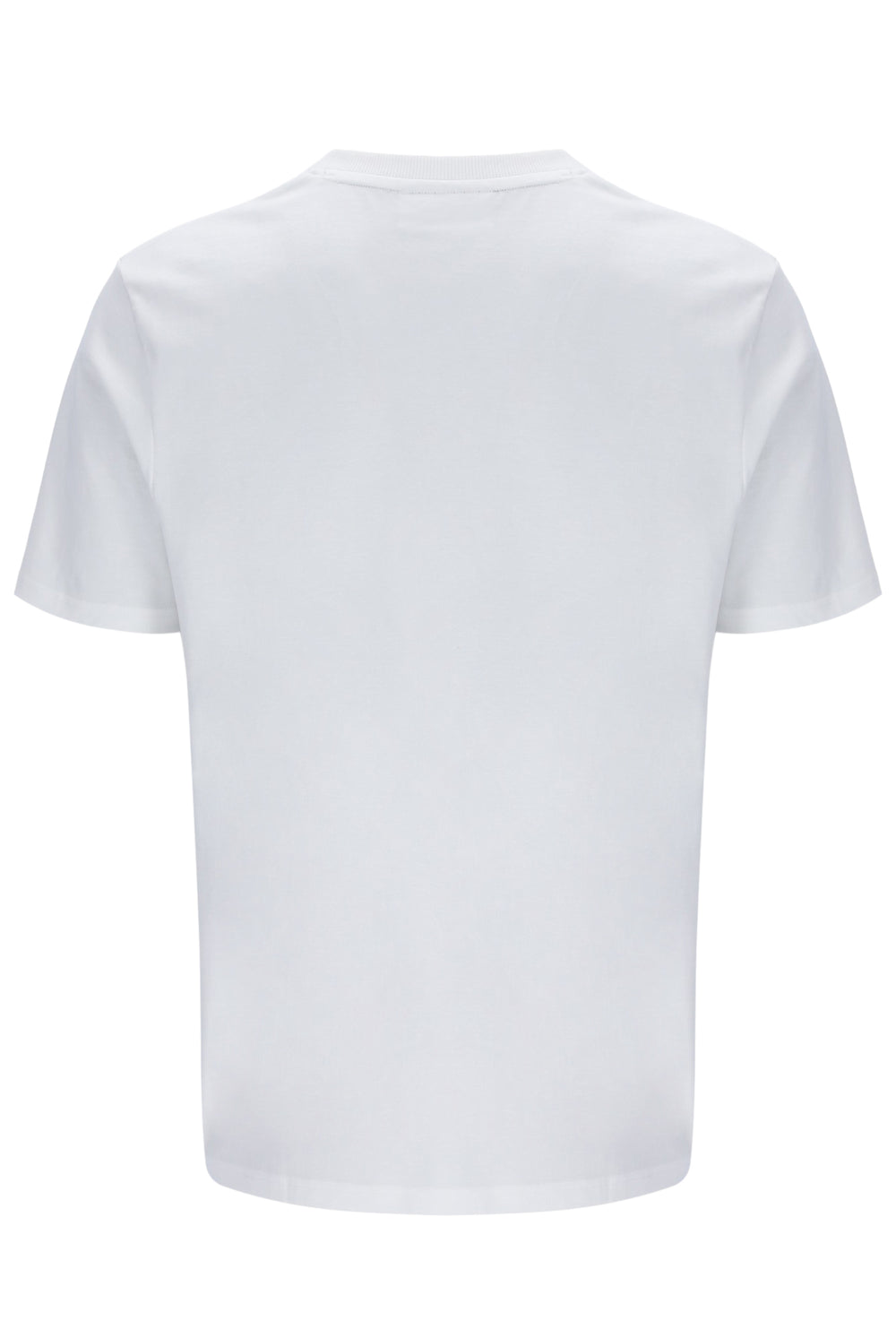 White t-shirt on a white background