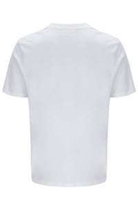 White t-shirt on a white background