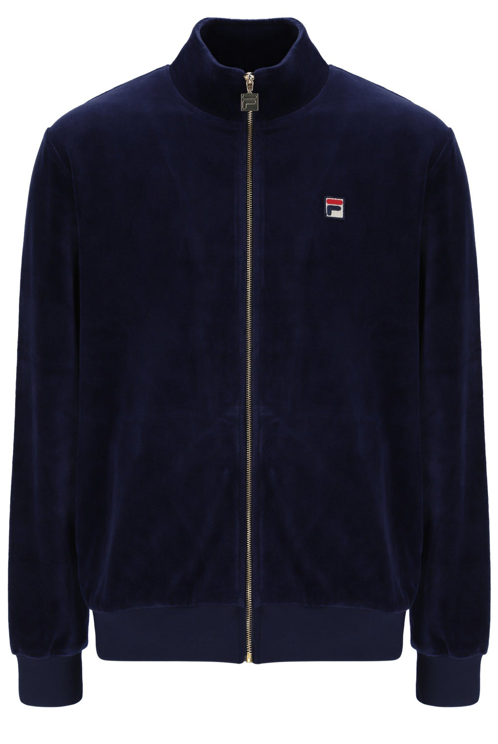 Marc Velour Track Jacket With Gold Trims