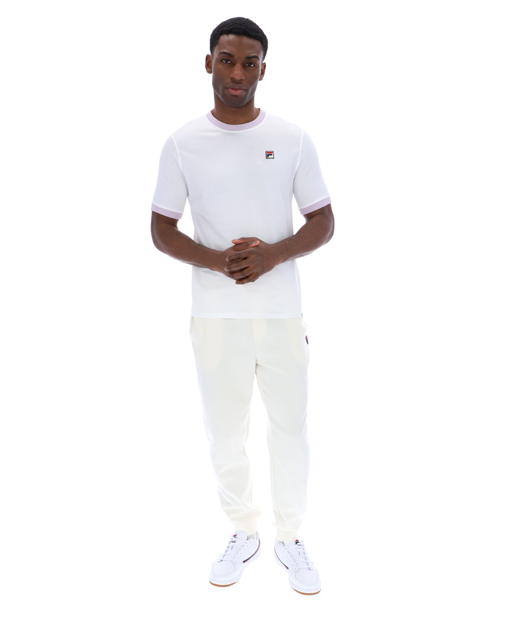 White Marconi Essential Ringer T-Shirt