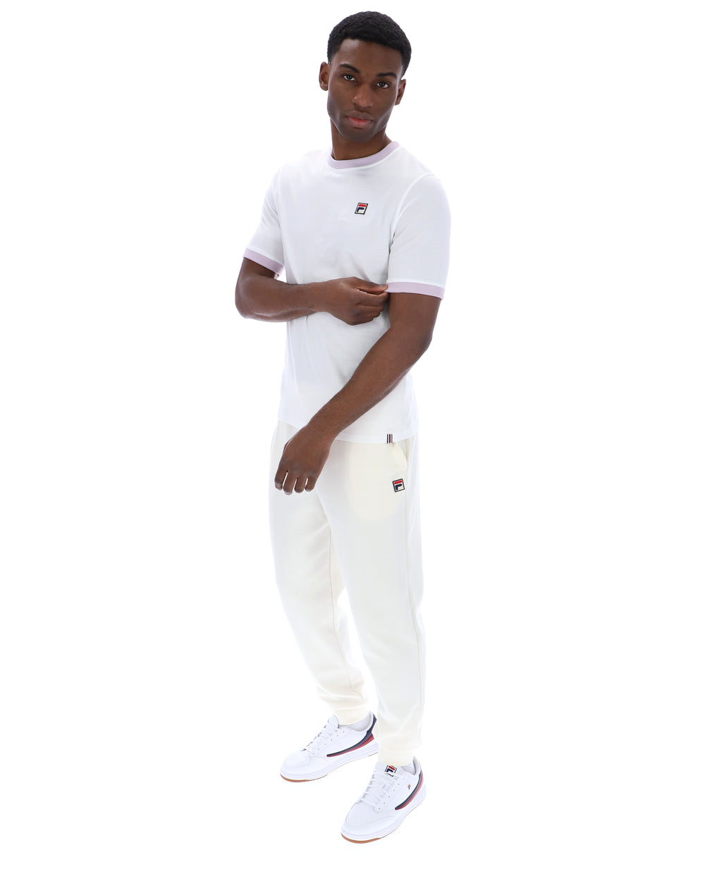 White Marconi Essential Ringer T-Shirt