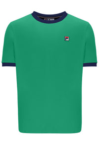 Green Marconi Essential Ringer T-Shirt