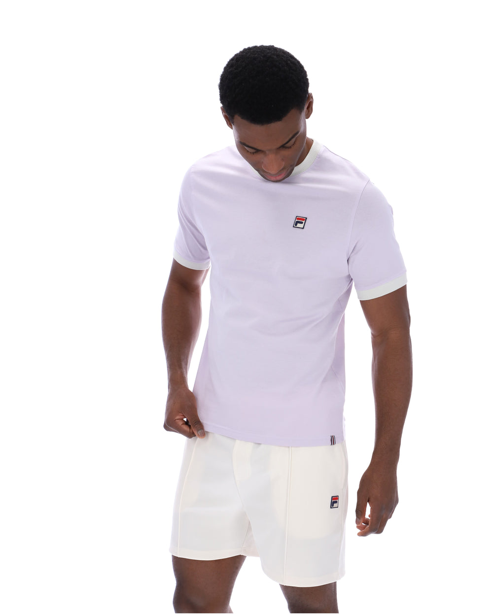 Misty Lilac Marconi Essential Ringer T-Shirt
