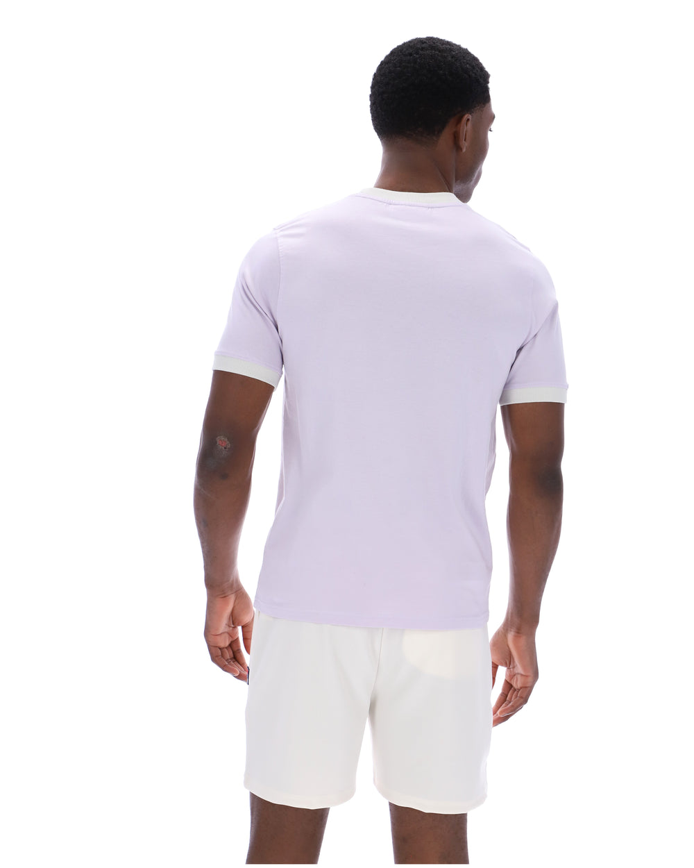 Misty Lilac Marconi Essential Ringer T-Shirt
