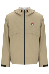Displays the Chinchilla Gardenia 'Fila' branded Marcos Full Zip Jacket
