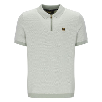 Sea Foam Marty Zip Polo