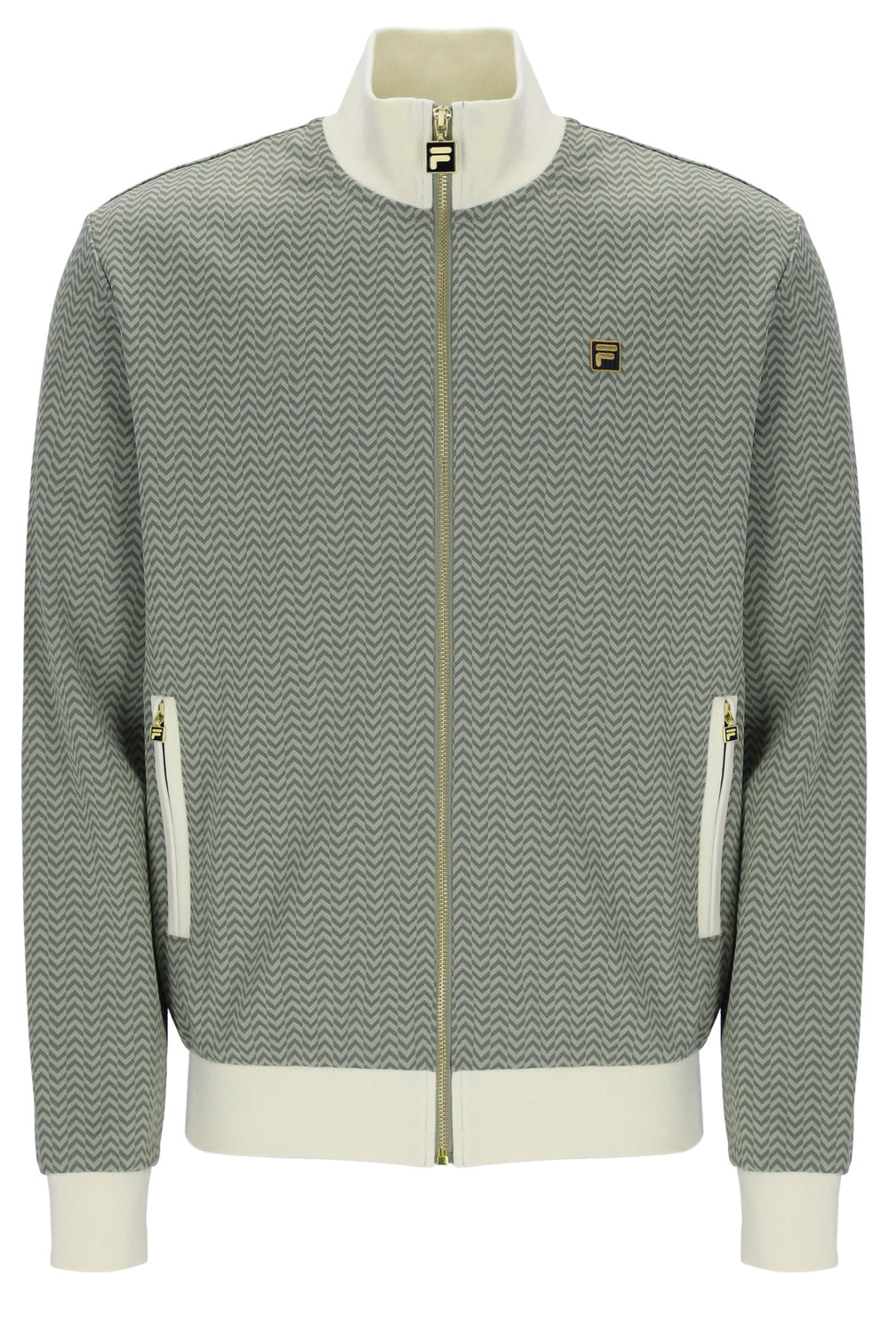 Sea Foam Mathers Herringbone Track Top