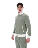 Sea Foam Mathers Herringbone Track Top