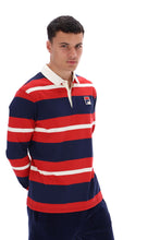 Load image into Gallery viewer, Matteo Striped Rugby Shirt
