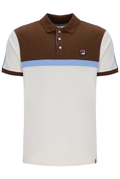Gardenia Mattia Contrast Panel Polo Shirt