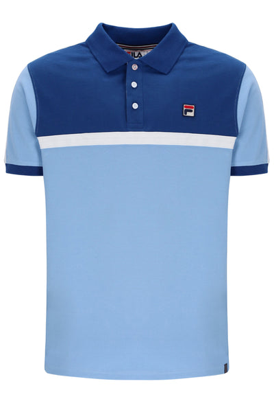 Frozen Fjord Mattia Contrast Panel Polo Shirt