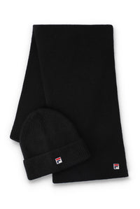 Black Maxim Beanie & Scarf Set