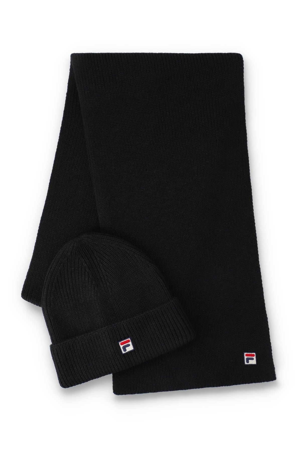 Black Maxim Beanie & Scarf Set