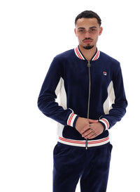 Miguel Velour Archive Track Top
