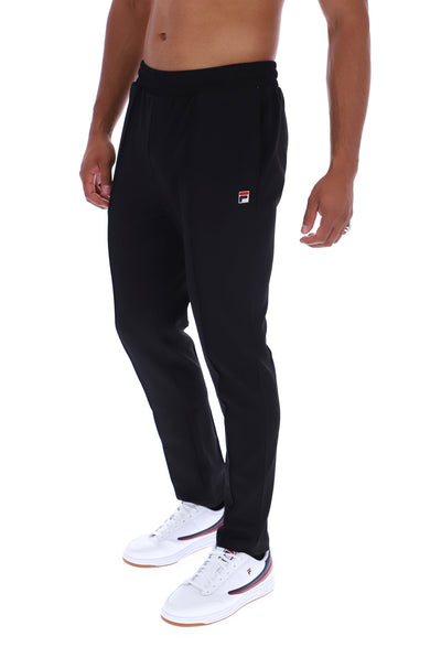 Black Molveno Pin Tuck Slim Leg Pants
