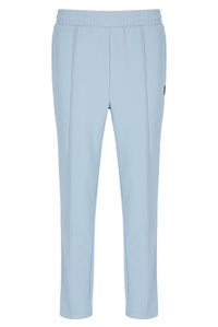 Light blue pants on a white background