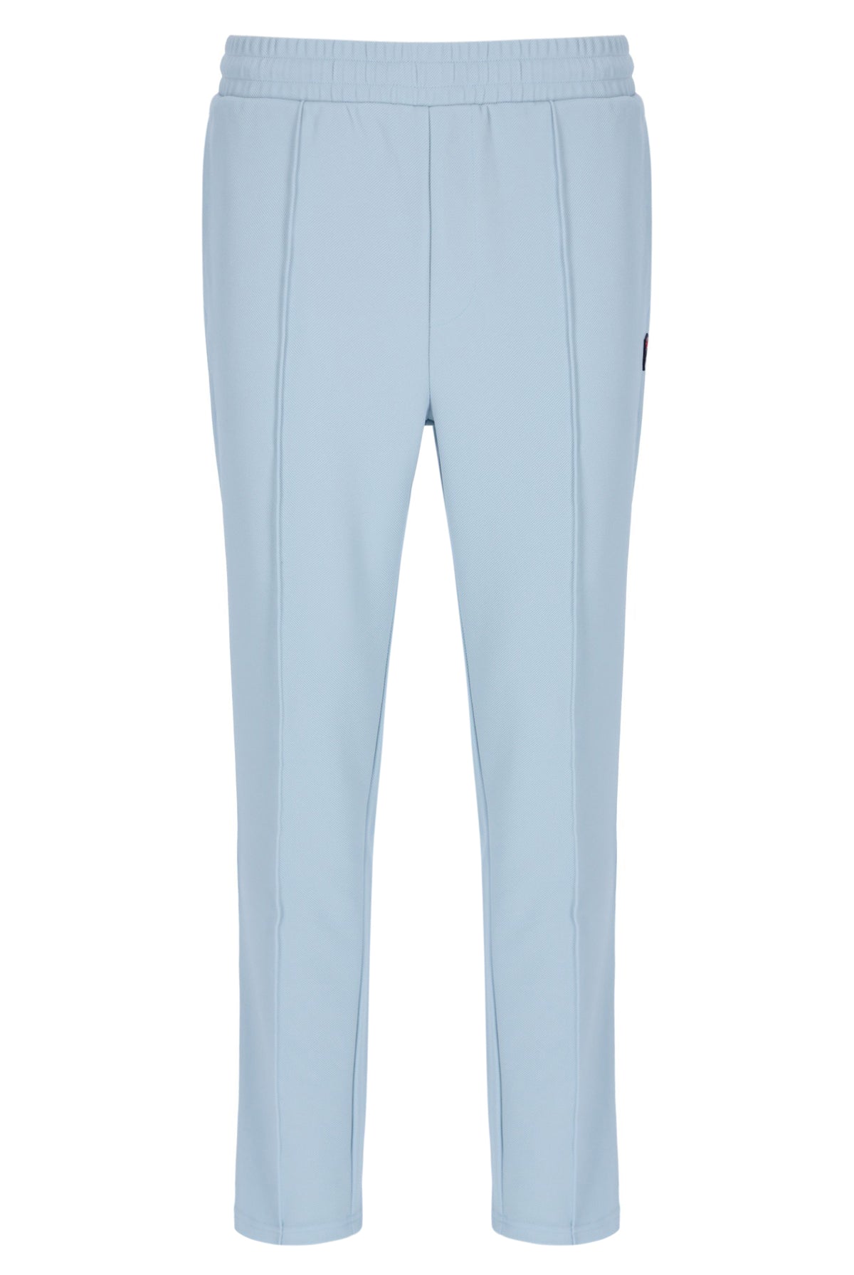 Light blue pants on a white background